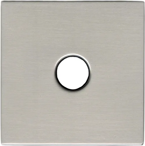 Vista 6 de Corla Brida de brazo de ducha cuadrada moderna de 3.5 pulgadas Placa de cubierta de escudo de repuesto universal extra grande (oro cepillado)