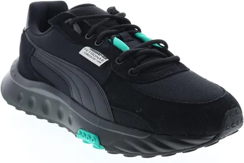 Vista 4 de PUMA Hombres Mapf1 Wild Rider Lace Up Sneakers Zapatos Casual - Off White