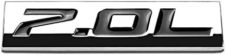 Vista 31 de 1.5L Negro/Cromo Aleación de Aluminio Auto Maletero Puerta Guardabarros Parachoques Insignia Calcomanía Emblema Cinta Adhesiva Pegatina