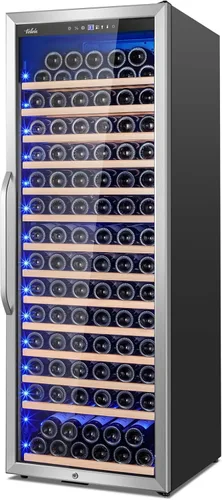 Vista 27 de Velivi Mini refrigerador con puerta de cristal, nevera pequeña, escritorio, enfriador de bebidas con cerradura para bebidas de cerveza, 1.4 pies