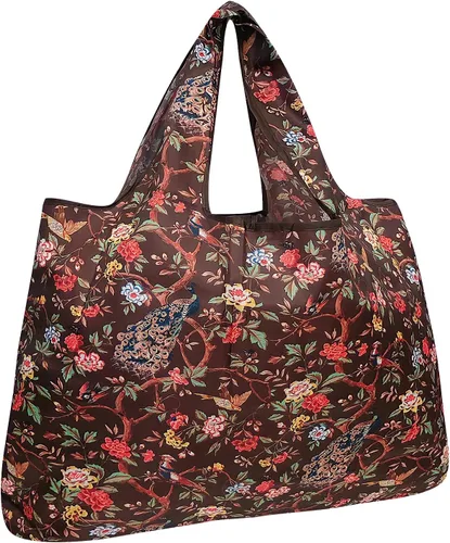 Vista 16 de allydrew Bolsas de comestibles reutilizables de nylon plegables grandes, ballenas azules
