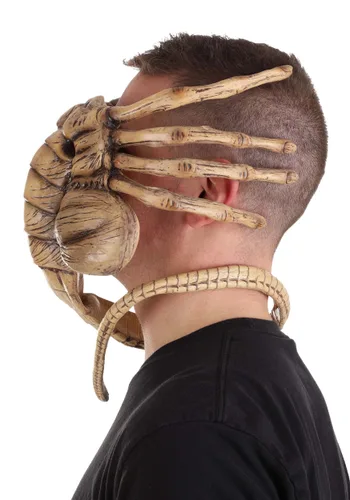 Vista 7 de Accesorio de máscara de disfraz Alien Facehugger Multicolor