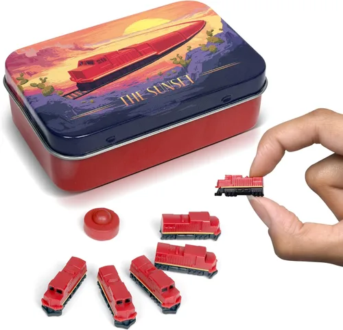 Vista 9 de Midnight Express Deluxe - Juego de tren de mesa Piezas de jugador para boleto para montar y otros juegos de mesa de tren para adultos, familiares