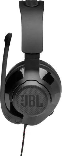 Vista 7 de JBL Quantum 200 - Wired Over-Ear Gaming Headset with Voice Focus Directional flip-up mic and Memory Foam Ear Cushions (Black) (Pack of 4)