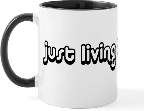Vista 93 de CafePress Living The Dream Mugs Taza de café de cerámica de 11 oz (11.0 fl oz)