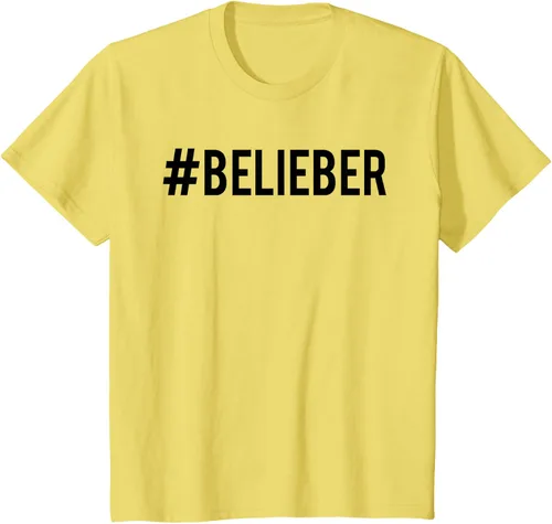 Vista 4 de Justin Bieber Camiseta oficial #Belieber Hashtag