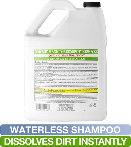 Vista 4 de Cowboy Magic Greenspot Remover una ducha en una botella de repuesto de galón