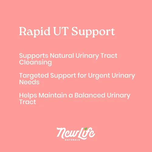 Vista 4 de NewLife Naturals UT Revive con polvo de manosa D - Soporte UT para urgencia, salud natural del tracto urinario para mujeres - con arándano, arándano