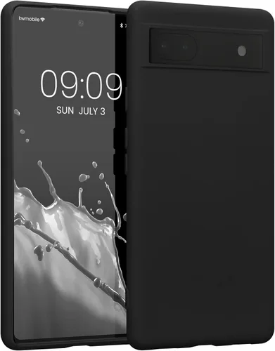 Vista 18 de kwmobile Funda compatible con Google Pixel 6a - Funda protectora delgada de silicona TPU - Arctic Night