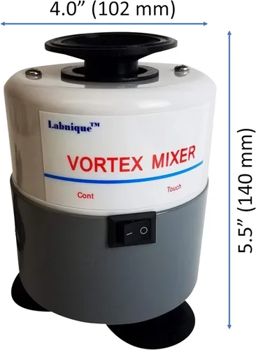 Vista 2 de Mezclador Vortex con modo táctil y continuo, agitador de vórtice resistente, 110 V