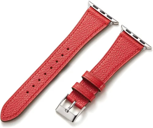 Vista 12 de HANDODO Italian Genuine Leather Band Women for Apple Watch Series 11 10 9 8 7 6 5 4 3 2 1 SE SE2 Ultra 2/3, SGS Certified Dressy Bracelet Cute Strap