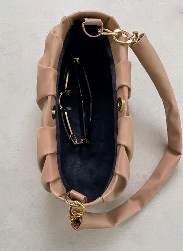 Vista 4 de Bolso para mujer Top Fashion Handle Cadena de asas de tamaño pequeño