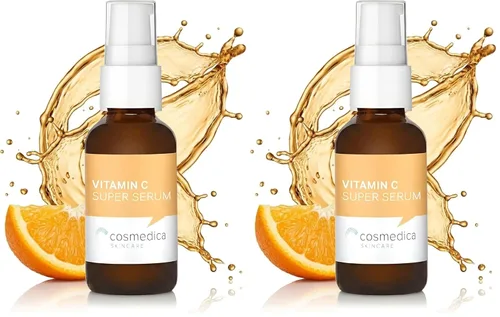 Vista 9 de Suero con 20% de vitamina C y E + ácido ferúlico, suero con 72% de ácido hialurónico, extractos naturales e ingredientes orgánicos, suero