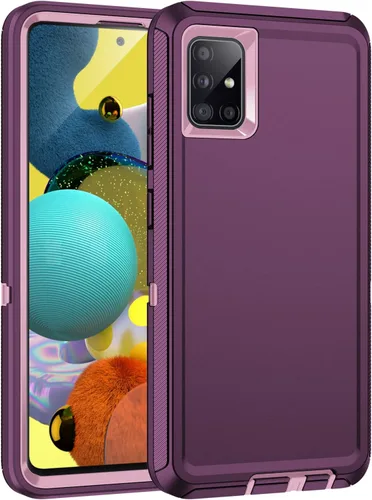 Vista 8 de Funda para Galaxy A51 5G, [sin protector de pantalla] a prueba de golpes, a prueba de caídas, a prueba de polvo, protección de 3 capas, resistente