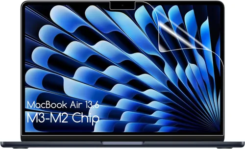 Vista 11 de KEANBOLL Paquete de 3 protectores de pantalla HD transparentes para MacBook Air de 15 pulgadas (chip M5 M4 M3 M2, 2026-2025-2024-2022), antiarañazos