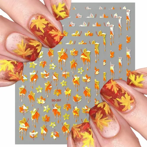 Vista 12 de 6 hojas de calcomanías de arte de uñas de animales autoadhesivas 3D, diseño de letras de gato, divertidas calcomanías de uñas para primavera