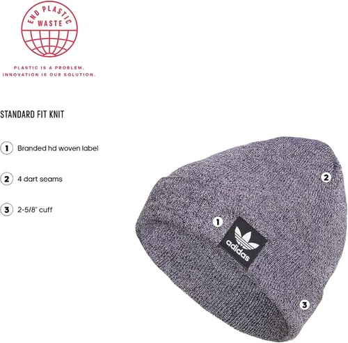 Vista 2 de adidas Grove Beanie unisex para adultos