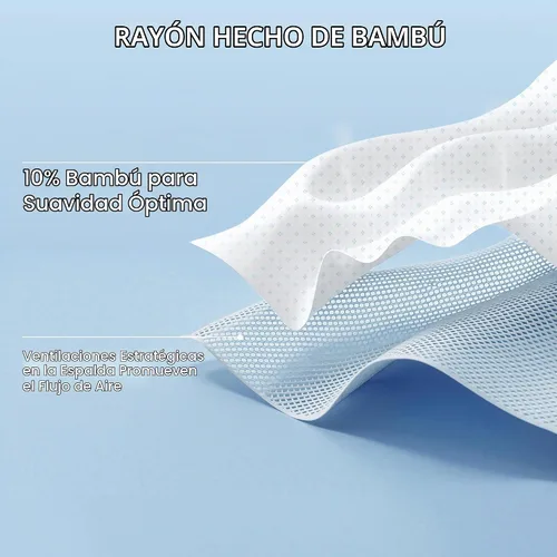 Vista 6 de Subrtex Funda para Topper de Colchón (Solo Funda) Protector de Colchón Ropa de Cama de Rayón Hecho de Bambú Funda Envolvente de Colchón Extraíble