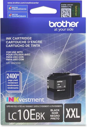 Vista 2 de Brother Impresora LC10EBK Cartucho de tinta negro de alto rendimiento
