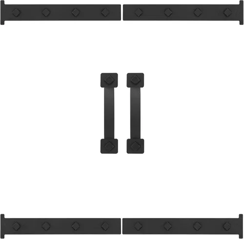 Vista 7 de HILLMASTER Accesorios decorativos magnéticos para puerta de garaje, 6 piezas de imanes rectangulares para puerta de garaje, acentos para puerta