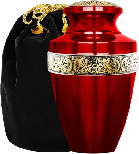 Vista 6 de Urnas de cremación griegas para cenizas humanas, urna decorativa, urna para cenizas humanas mujeres y hombres, urnas para hombres y mujeres, urna