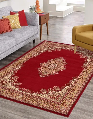 Vista 21 de Unique Loom - Alfombra de área estilo persa tradicional de la colección Reza, de 2 pies 2 pulgadas x 3 pies, colores negro y beige