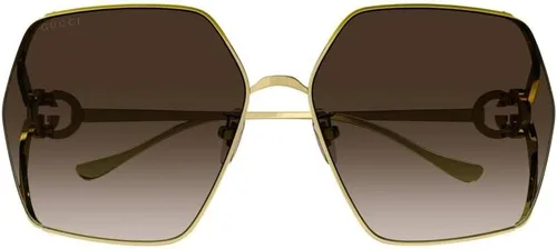 Vista 2 de Gucci GG1322SA Gafas de sol para mujer con sombra doradamarrón 6416135