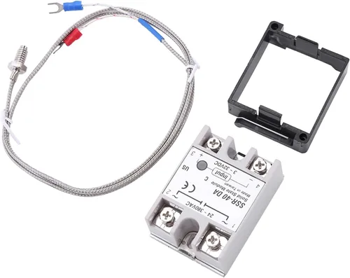 Vista 5 de Jeanoko Controlador de temperatura PID digital AC110V-240V, interruptor de control de temperatura de pantalla LED REX-C100, ampliamente aplicado a