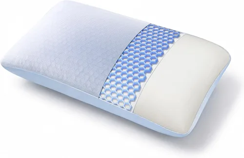 Vista 10 de Almohada de espuma viscoelástica triturada de enfriamiento Relleno triturado azul