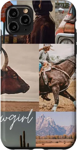 Vista 4 de iPhone 12 mini Cowgirl Retro Howdy Giddy Western Estética Boho Cowboy Estuche de regalo