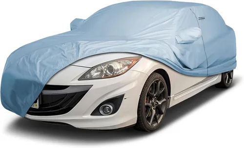 Vista 53 de iCarCover Funda de automóvil personalizada para Mazda 1200 (1970), impermeable, para todo tipo de clima, lluvia, nieve, UV, protector solar