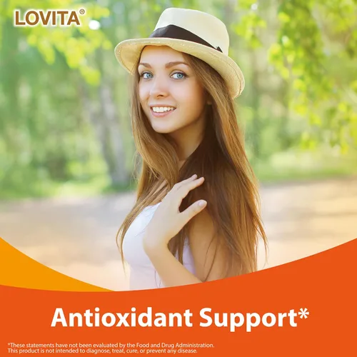 Vista 9 de LOVITA Vitamina E 400 UI cápsulas blandas veganas, vitamina E natural 268 mg (como D alfa tocoferol), para piel sana, cabello, uñas, antioxidantes
