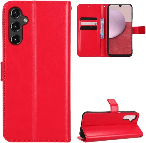Vista 64 de Funda para Boost Mobile Celero 5G + Funda de piel con tapa para Boost Mobile Celero 5G Plus, color negro