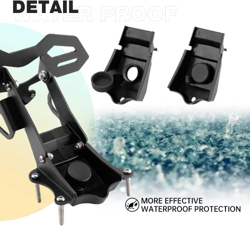 Vista 5 de Soporte de placa de matrícula para MT-09/SP 2022 2023 cola de motocicleta, eliminador de guardabarros ordenado, luz LED, accesorios E4