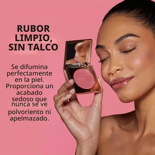 Vista 6 de LAWLESS Make Me Blush - Rubor de terciopelo sin talco para mujer, rosa de postre, 0.18 onzas Rosa (Dessert Rose)