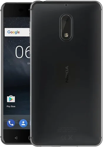 Vista 2 de Funda para Nokia 6 (5.5 pulgadas) MaiJin Soft TPU Gel Bumper Transparente Carcasa Trasera