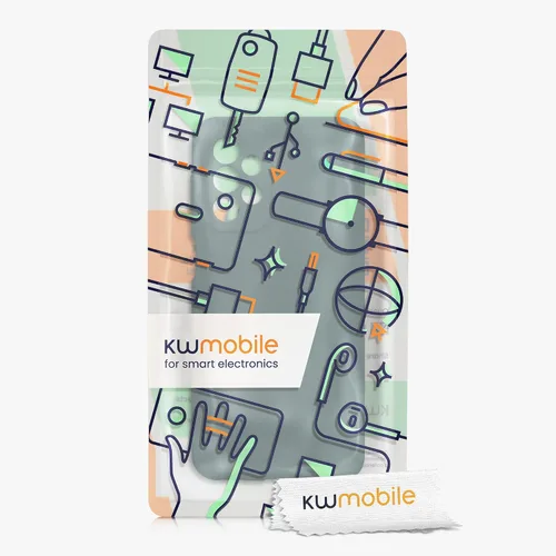 Vista 7 de kwmobile Funda compatible con Samsung Galaxy A23 4G / 5G - Funda delgada de silicona TPU - Acabado suave al tacto - Verde musgo