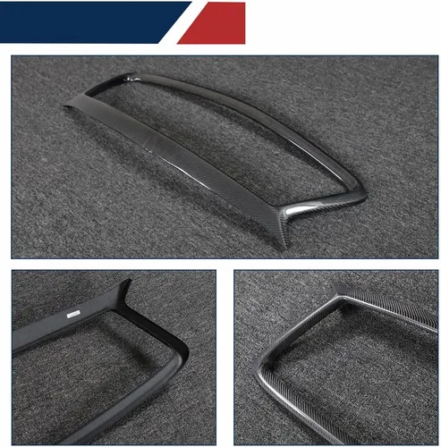 Vista 6 de Rejilla frontal de fibra de carbono real para Infiniti Q60 Coupé 2 puertas Parrilla