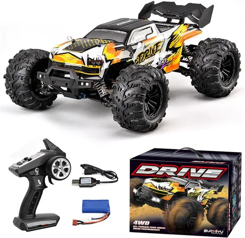 Vista 9 de Auto RC rápido sin escobillas 1/12 para adultos, 4WD eléctrico todoterreno RC Monster Truck, 60KM/H de alta velocidad RC coche con Hobbywing ESC