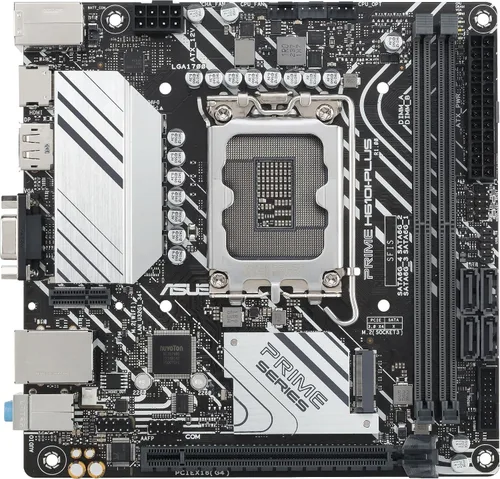 Vista 2 de ASUS Prime H610I-PLUS-CSM Placa base Intel H610 (LGA 1700) Mini-ITX con DDR5 5600, PCIe 4.0, ranura M.2, Intel 1 Gb Ethernet, DisplayPort, HDMI