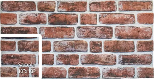 Vista 28 de Dundee Deco Paneles de pared 3D de ladrillo sintético, revestimiento, paneles de pared con aspecto de piedra gris, revestimiento de espuma