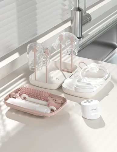 Vista 8 de Momcozy Calentador de leche portátil para viajes y cepillo de botella