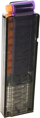 Vista 4 de WORKER 10 rondas Talon Magazine - Dardos cortos para Nerf y Adventure Force Nexus Pro, Swift Blaster Magazine