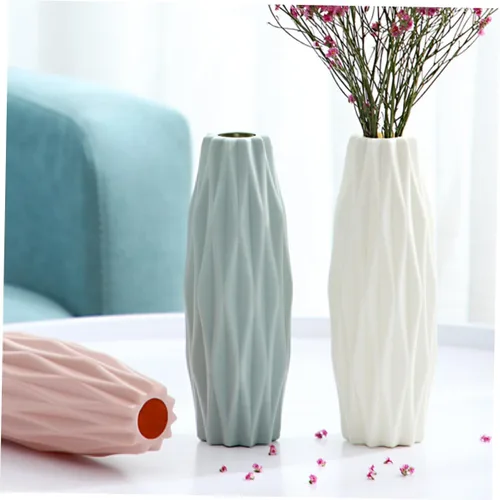Vista 7 de Artibetter Jarrón con forma de libro, centros de mesa de boda, centros de mesa altos, jarrones modernos, jarrón de cerámica de cerámica, decoración