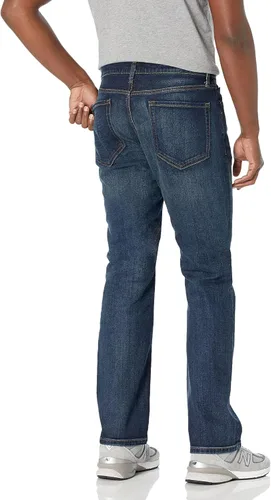 Vista 2 de Tienda Essentials Jeans elásticos ajustados con corte de bota para hombre