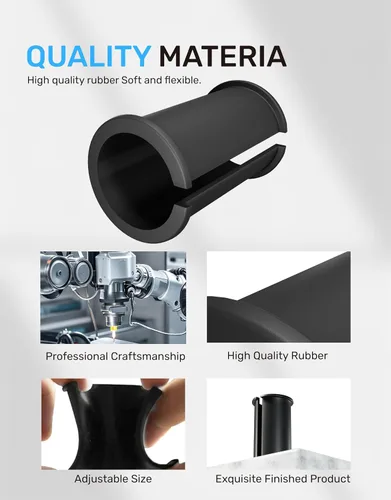Vista 5 de 5 fundas de goma para micrófono, compatibles con Sony Camcorder Rode NTG, Sennheiser MKH Shotgun Mic FX3, FS7, FX6, FX8, FX9, NX80, FS5