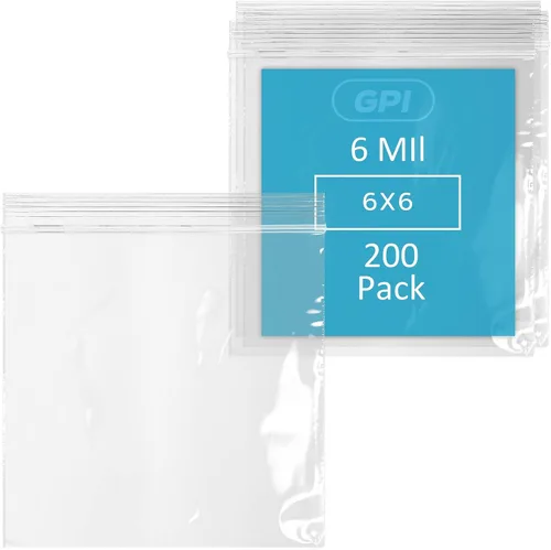 Vista 21 de GPI - 6 mil, extra resistente, bolsas de plástico transparentes con cremallera resellable de 2 x 5 pulgadas, resistentes a perforaciones, bolsas