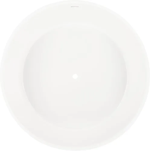 Vista 4 de Signature Hardware 480862 55" Dempsey - Bañera redonda de acrílico independiente