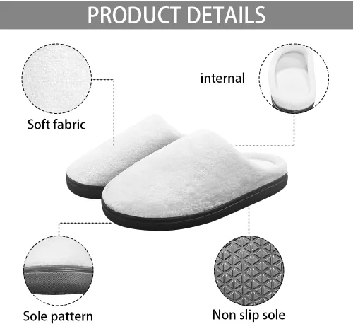 Vista 5 de Viewamoon Zapatos de casa de felpa unisex para niños, pantuflas cálidas para interiores para niños y niñas, pantuflas de casa para otoño e invierno