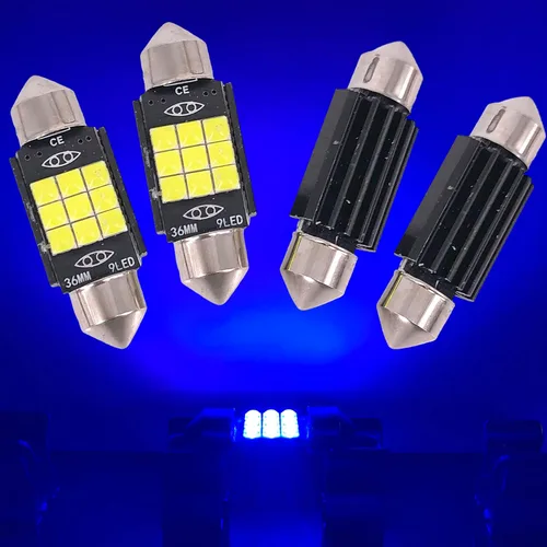 Vista 11 de SOCAL-LED - Bombilla LED de 0.157 x 1.220 in de Canbus Super Bright 3030 Chipset para interior de coche, luz de cúpula DE3175, luz de mapa, azul